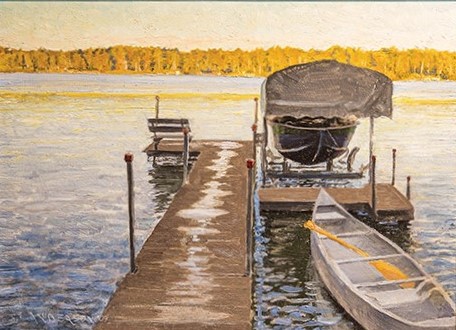 Sundown at the Lake by Scott Lloyd Anderson