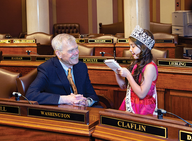 Talking Politics and Pageants with State Rep. Steve Sandell and Granddaughter Olivia