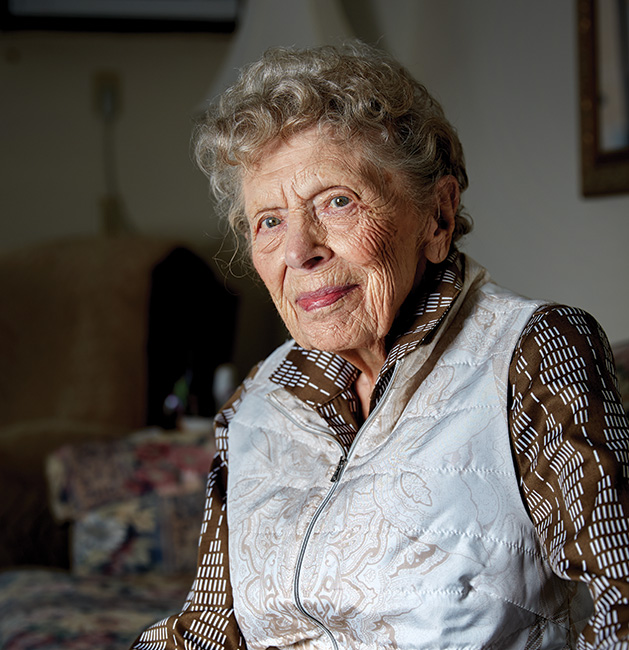 June Fremont, who served as a Marine during World War II