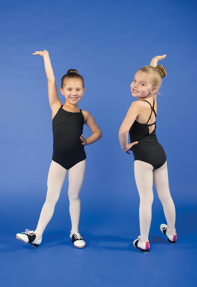 (Woodbury Dance Center tap dancers Phoebie and Piper; Photo by Marissa Martinson)