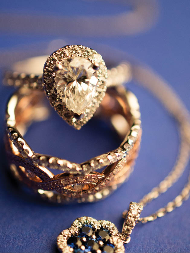 (Beautiful selections from Johnson Jewelers; Photo by Marissa Martinson)
