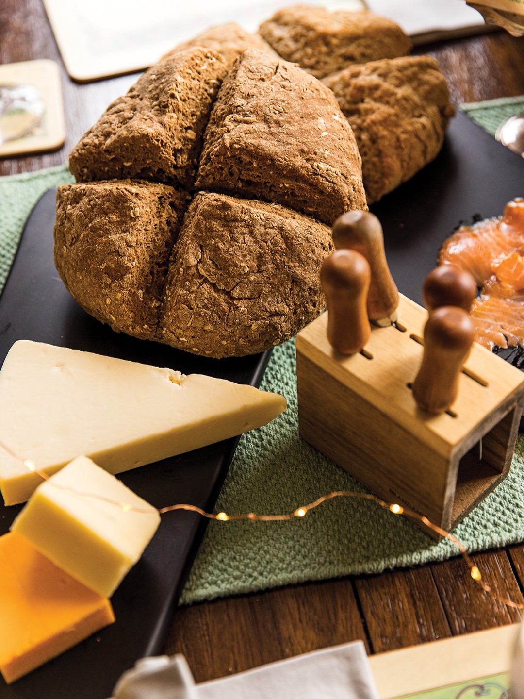 Irish Soda Bread appears at all hours of the day—breakfast, afternoon tea and an accompaniment at dinner.