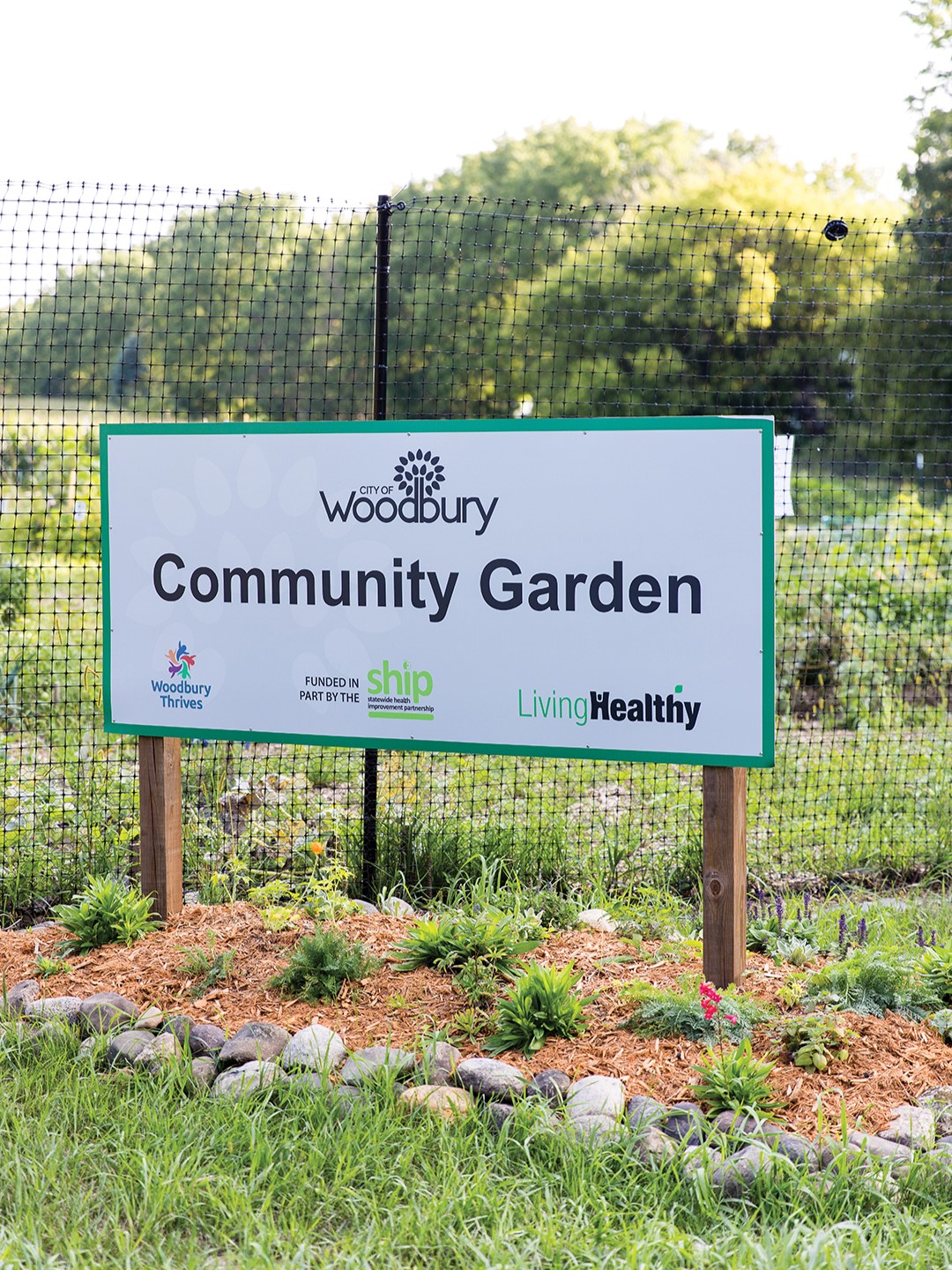 Woodbury Community Garden Sign