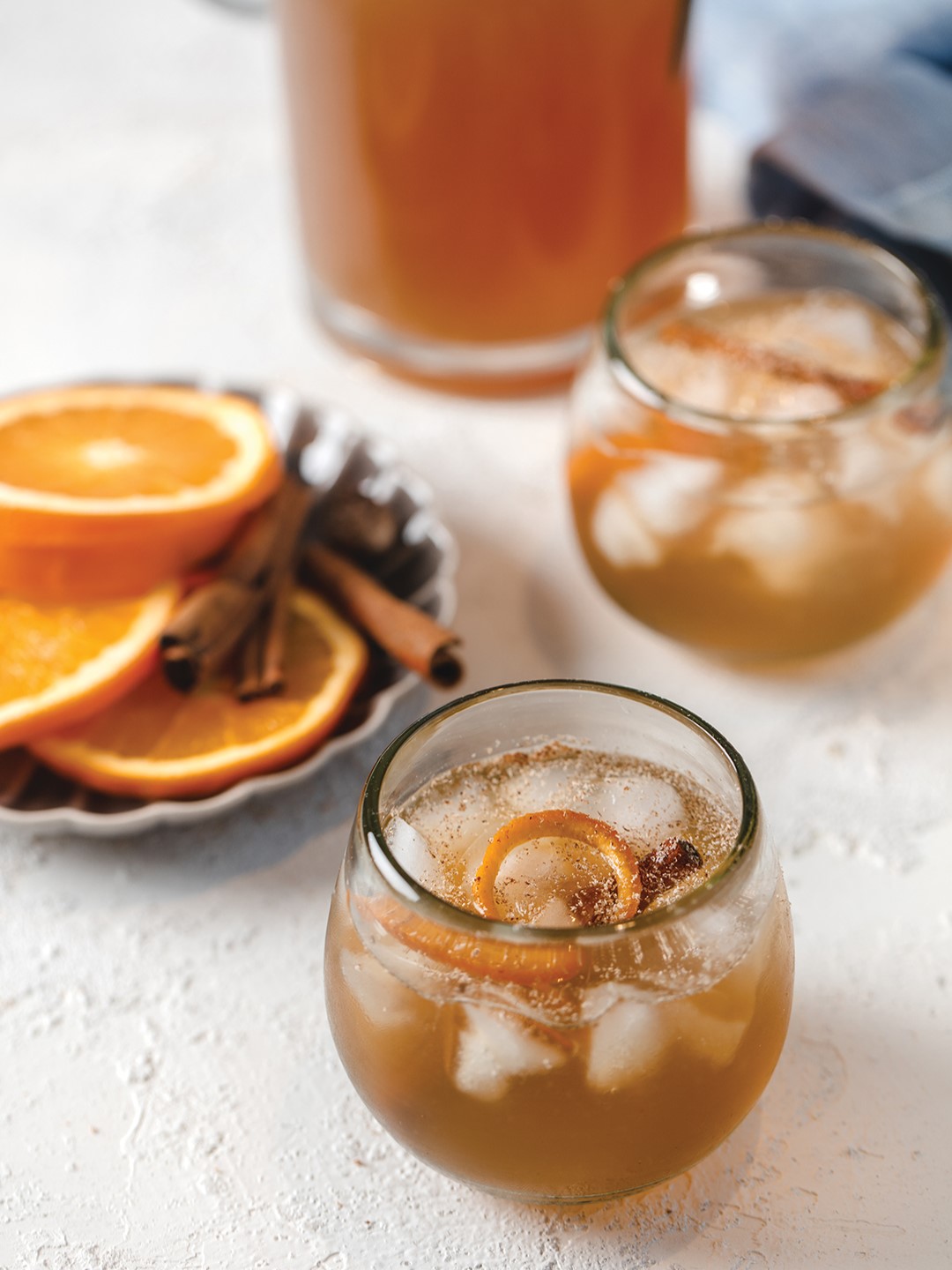 Apple Cider and Bourbon Punch