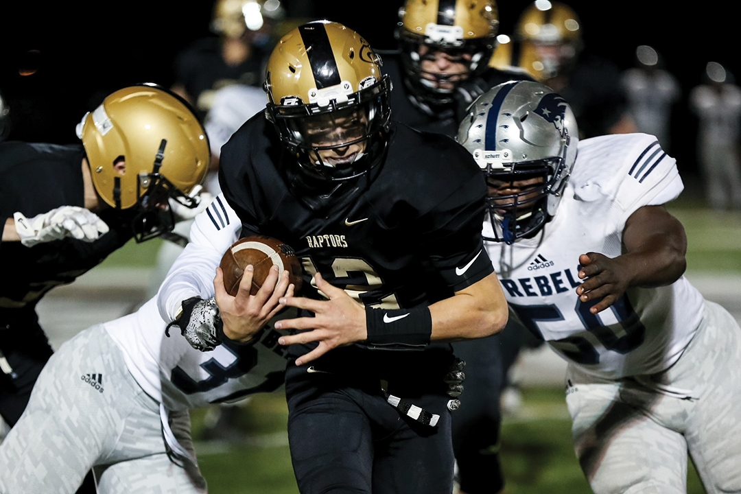 Ty Okada, captain and quarterback, during his time at East Ridge High School.