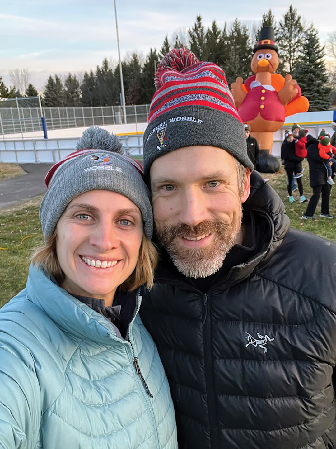 Race directors Brooke and Rob Selb.