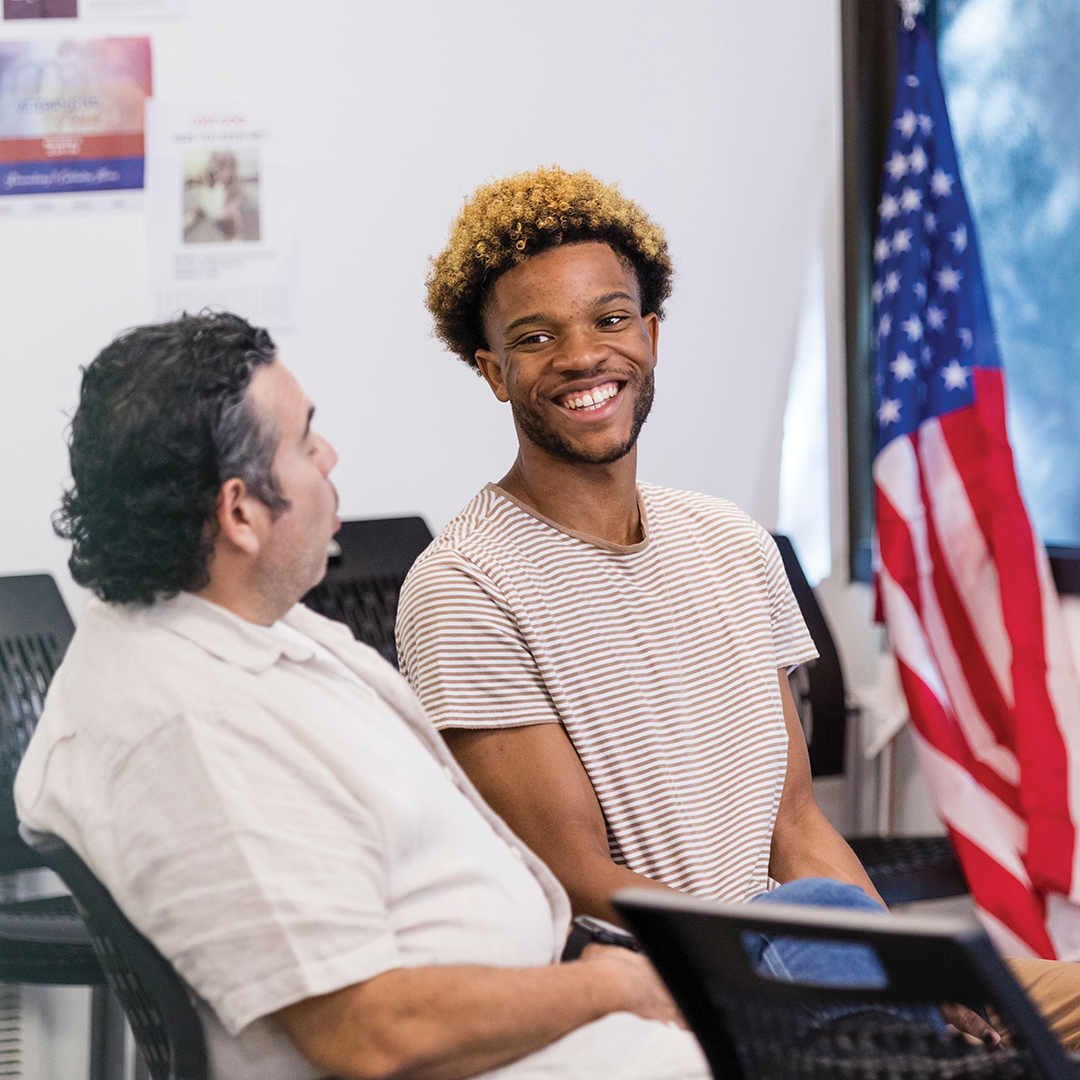 Veteran mentoring another veteran