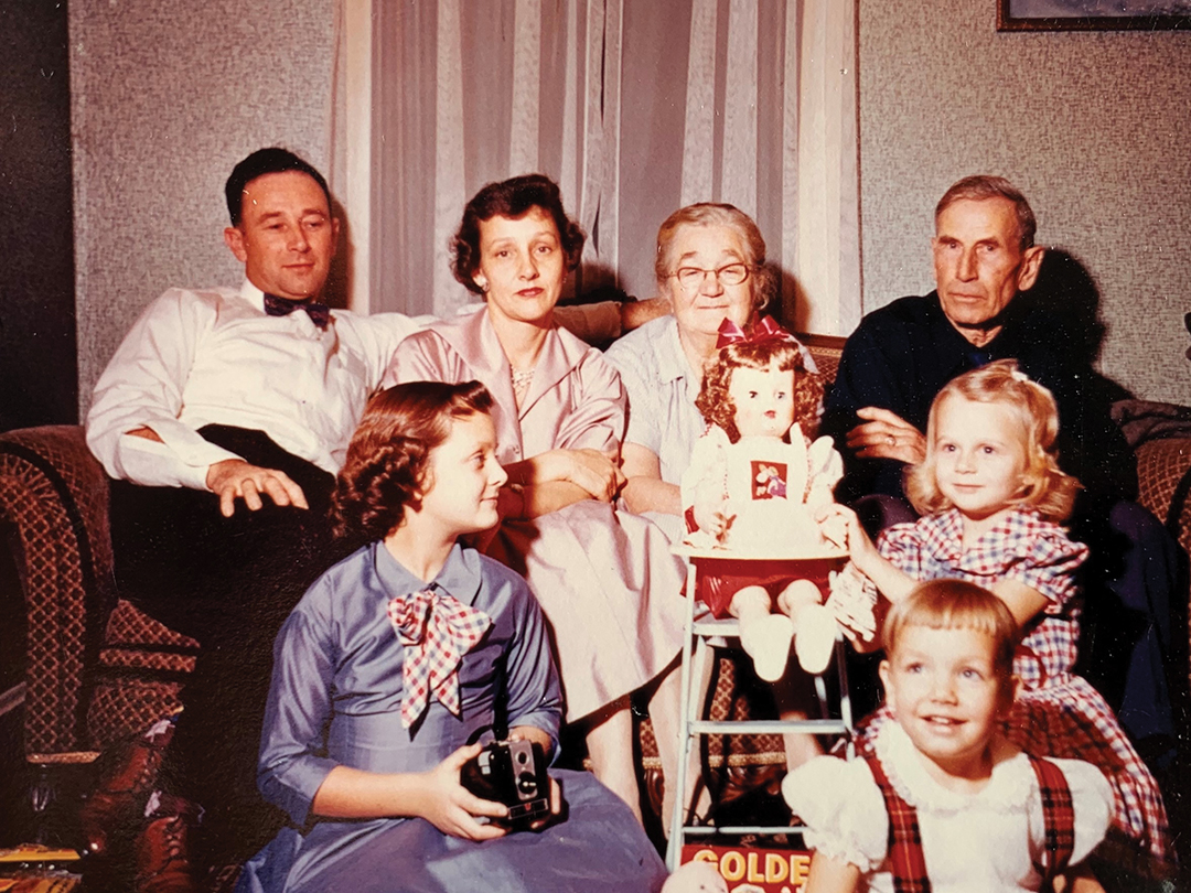 Christmas 1955 - Patty & Stutzman Family