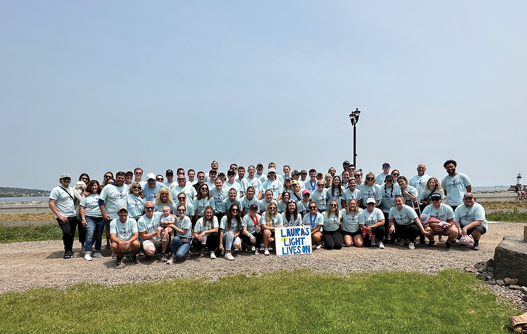 The Live Like Laura Foundation at the 2023 Grandma’s Marathon in Duluth, Minnesota.