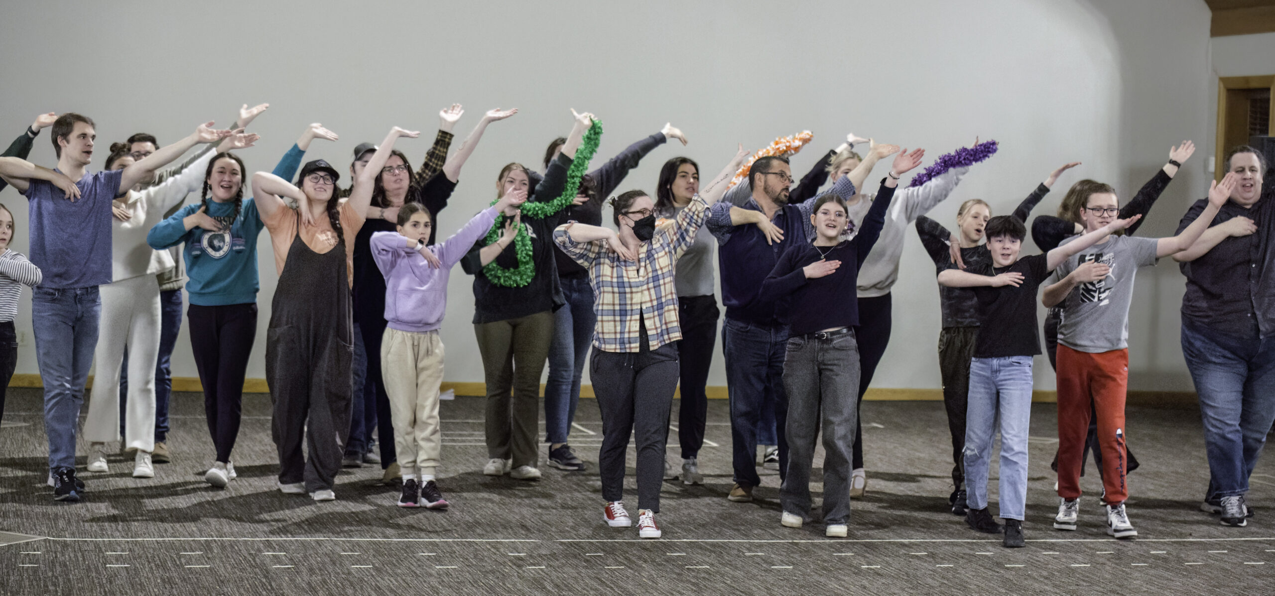 Seussical, the Musical rehearsals