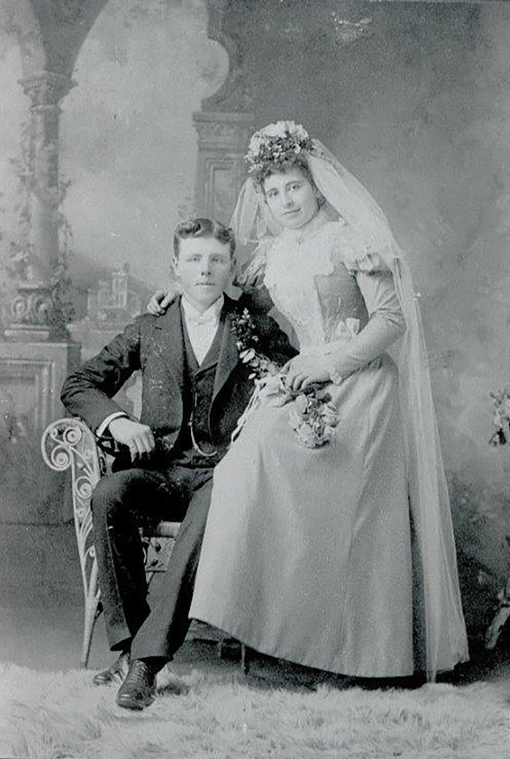 Vintage Woodbury Wedding Photo