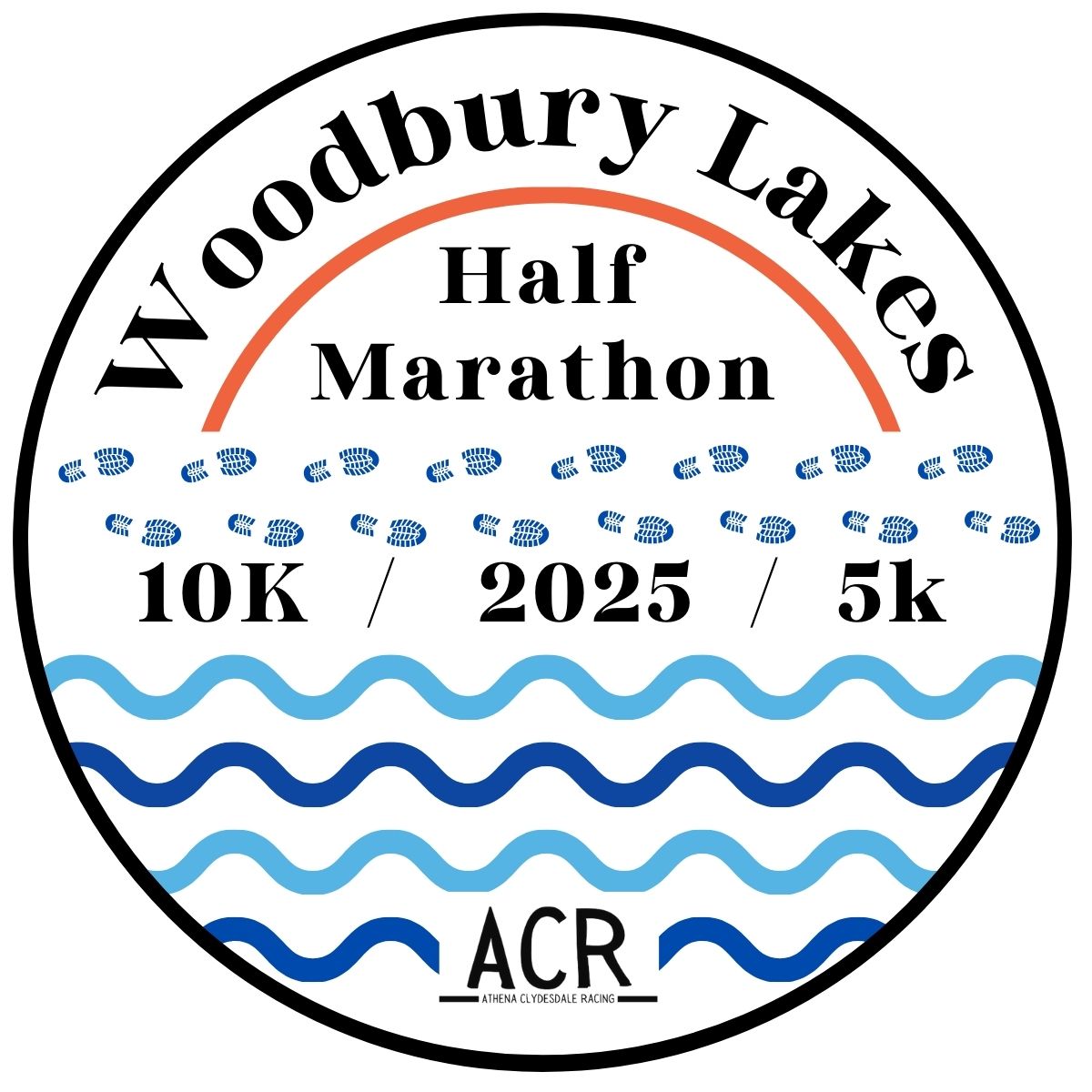 Woodbury Lakes Half-Marathon Logo