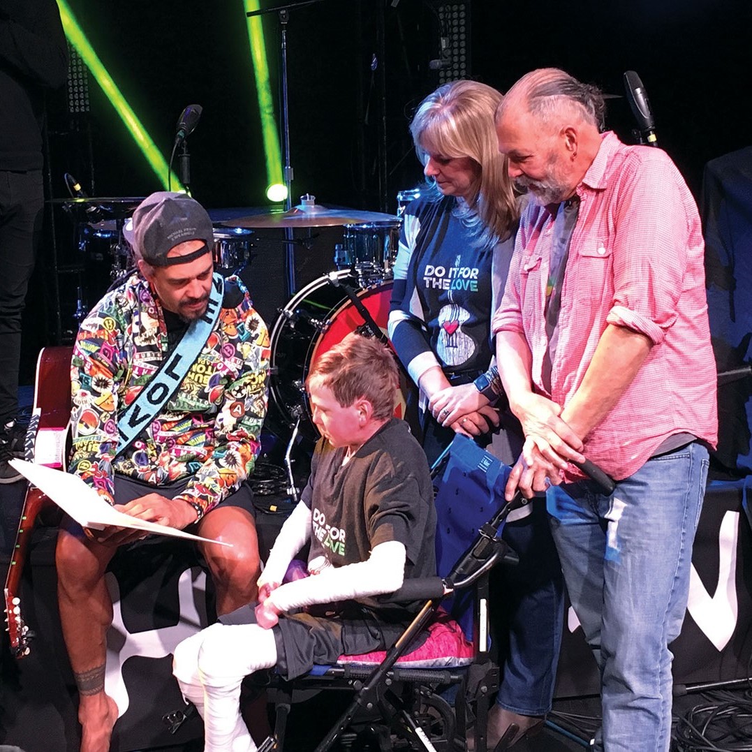 Through Sing Me a Story, children in need write and illustrate stories that get turned into songs by songwriters/musicians and sent back for the children and their families to enjoy.