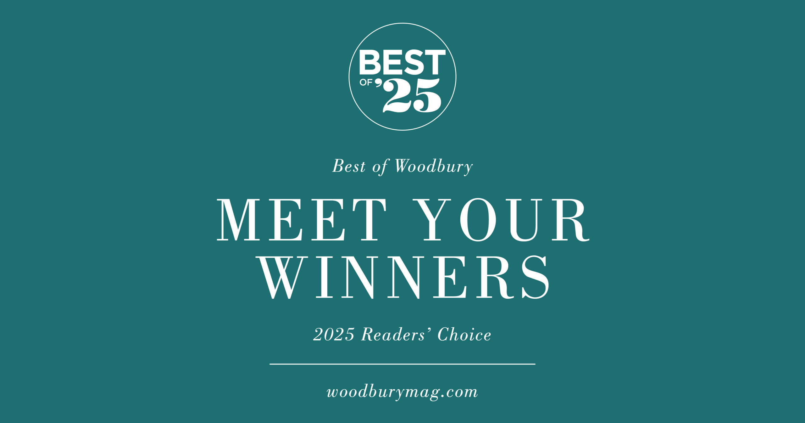 Best of Woodbury 2025 Web Banner