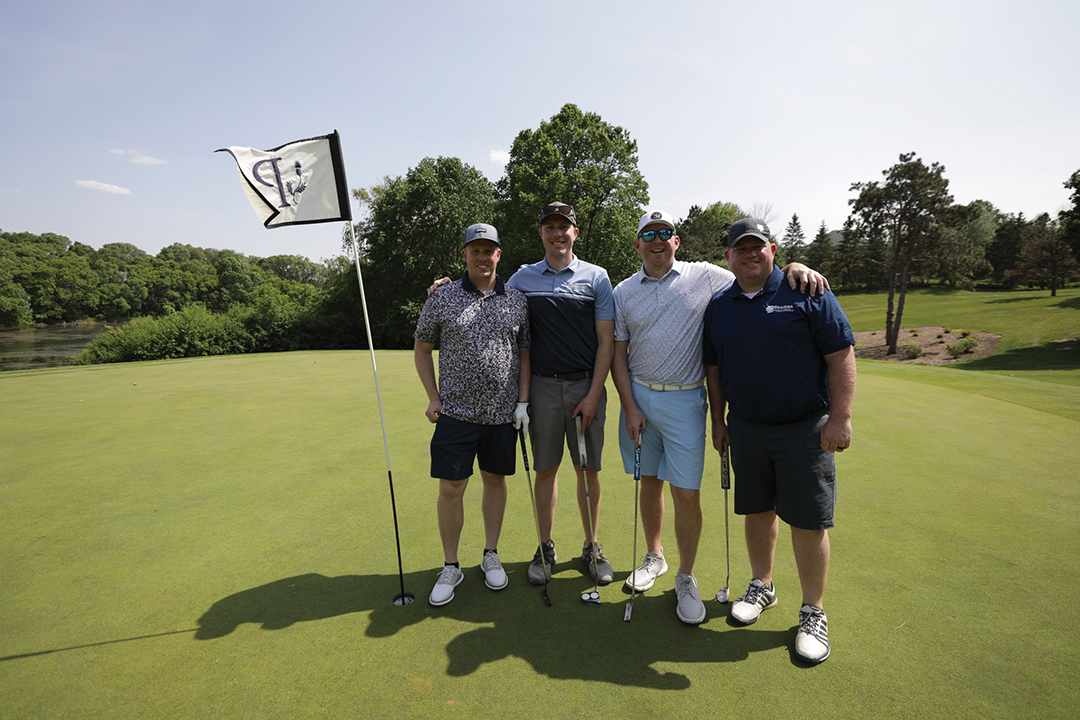 Golfers on the Course at the Scholarship Golf Tournament