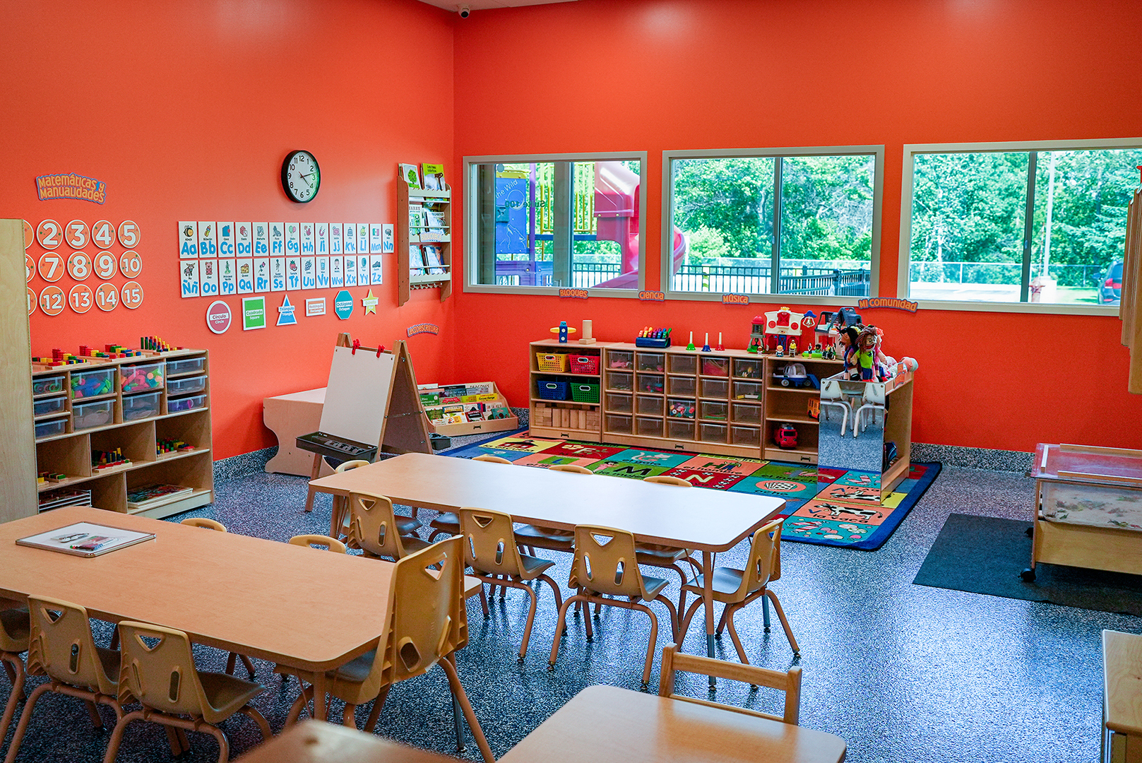 Classroom at Woodbury's Casa de Corazón preschool
