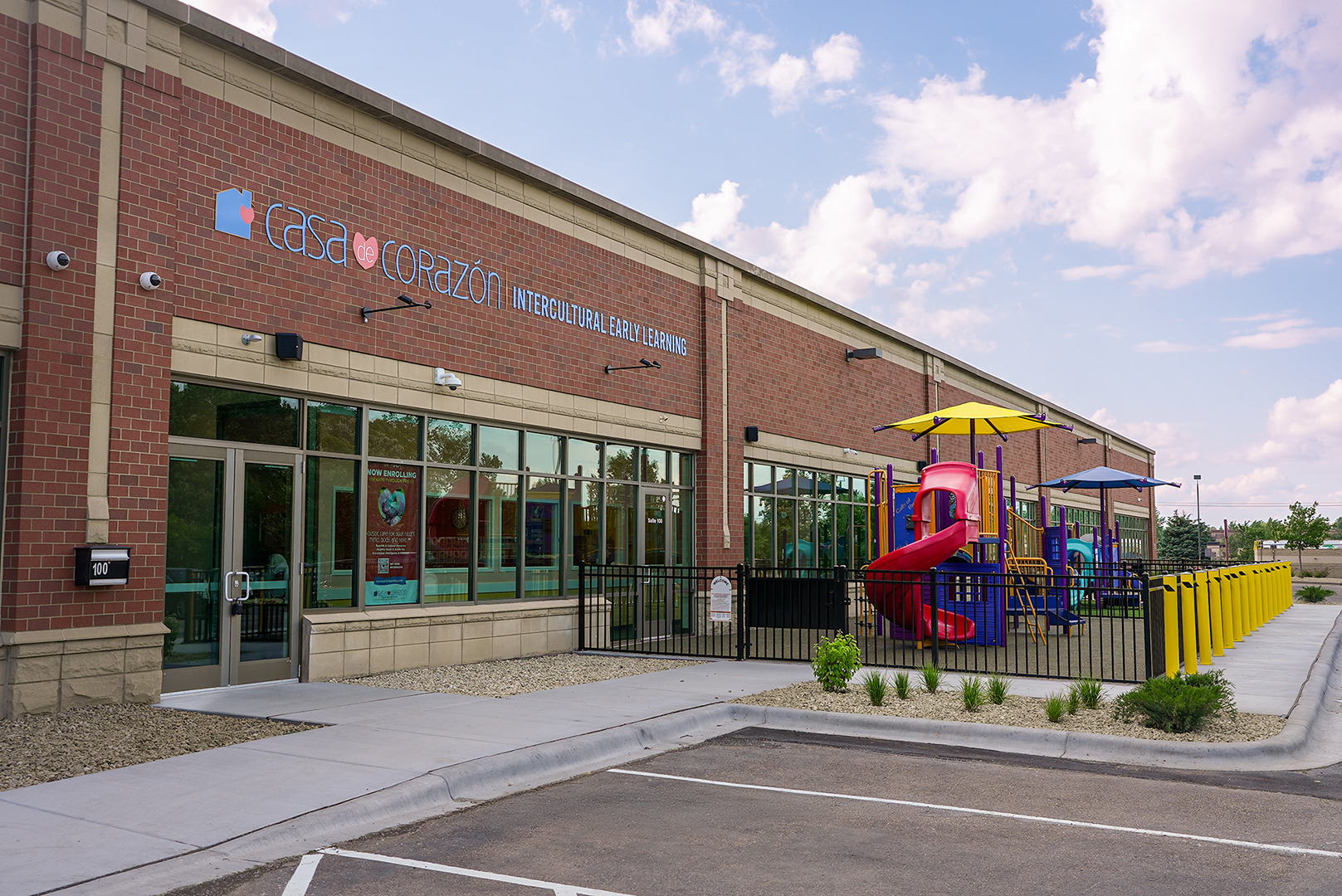 Exterior of Woodbury's Casa de Corazón preschool