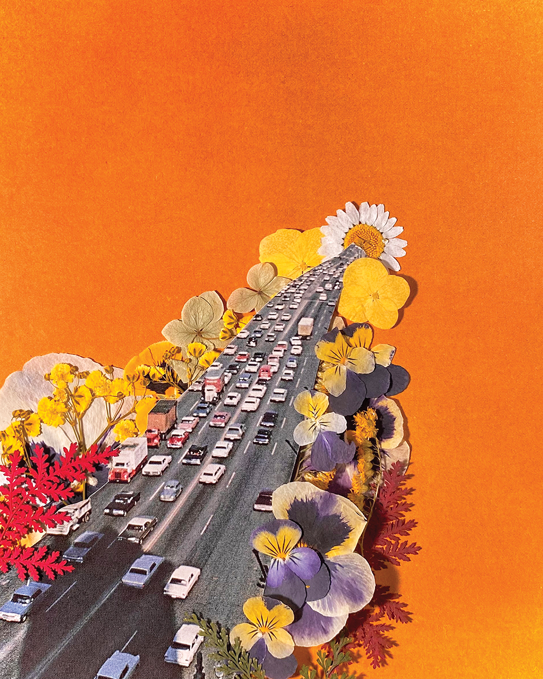Collage "Flower Highway 1"