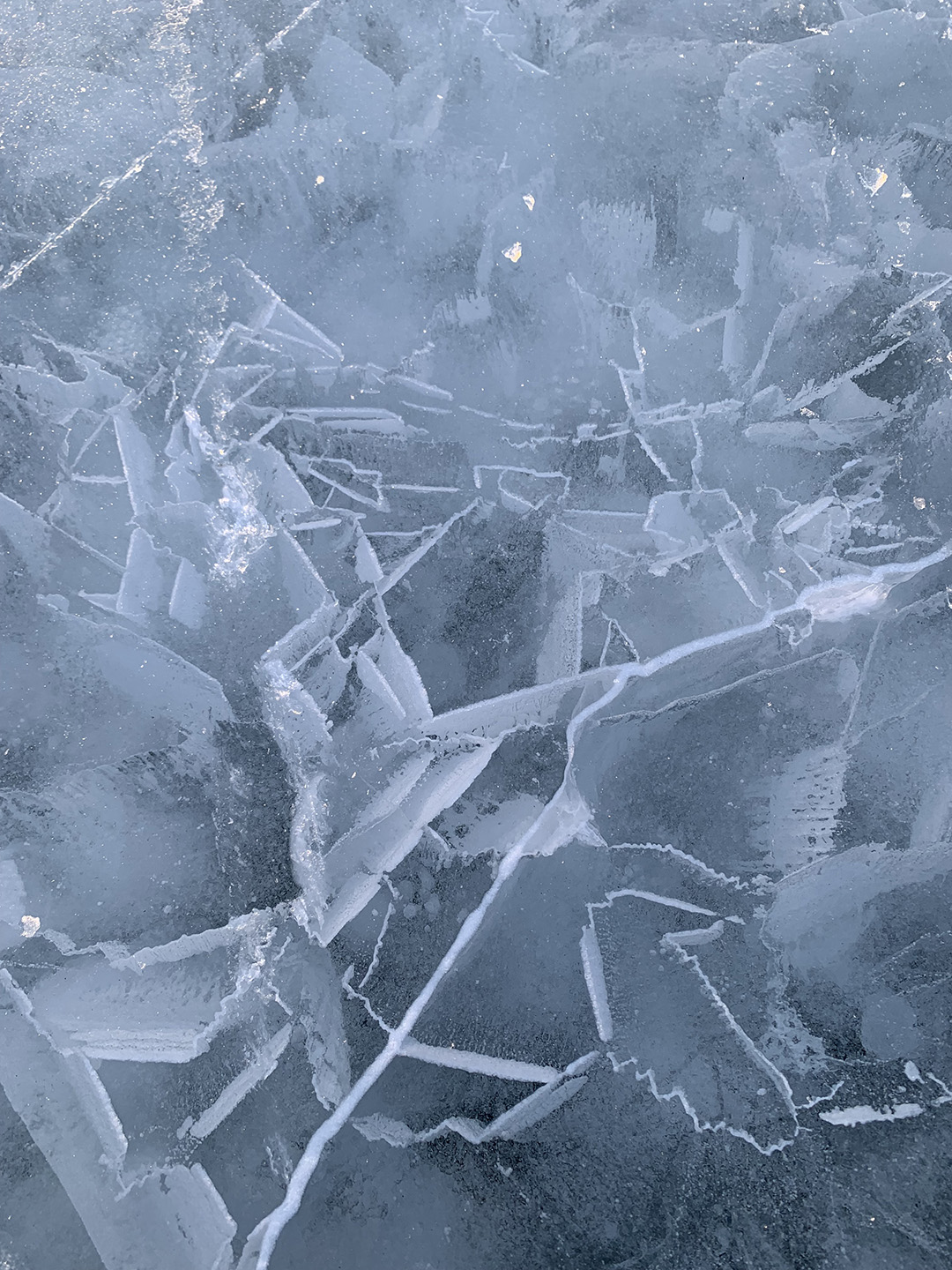 Battle Creek Lake Ice