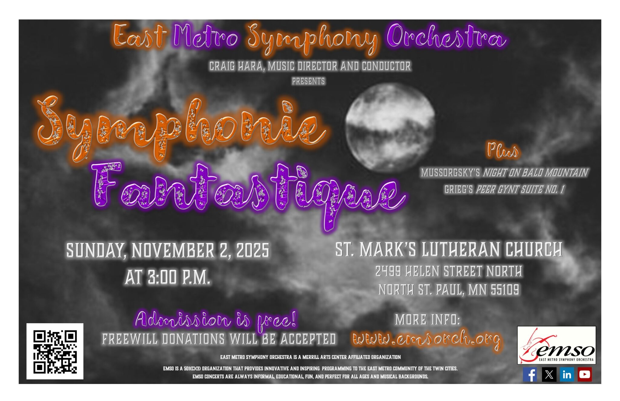 East Metro Symphony Orchestra Presents Symphonie Fantastique