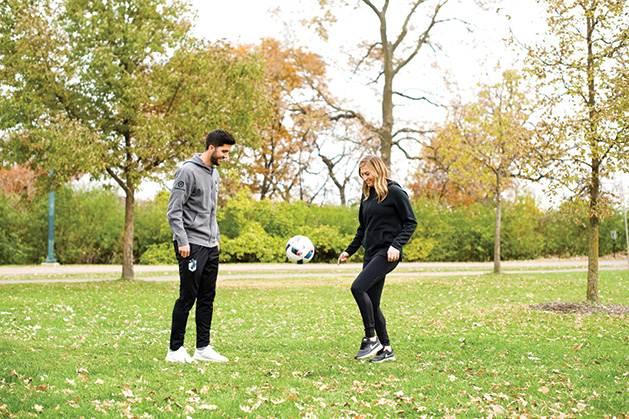 Eric Miller (left) and his fiancée, Kassey Kallman.