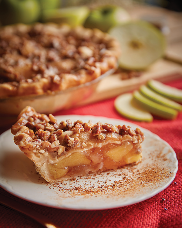 Slice of apple pie