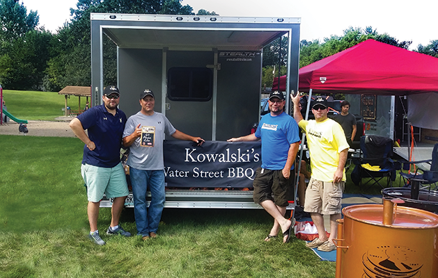 From left, Max Maddaus, Boyd Oase, Ryan Wojciak and Troy Schmeling.
