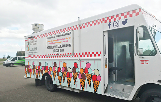This truck was designed and wrapped by Image-360 Woodbury.