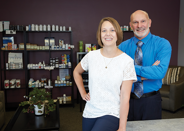 Amanda Gebhardt-Fitzgerald, DC, and David Smith, DC, offer treatments at Natural Care Center of Woodbury.