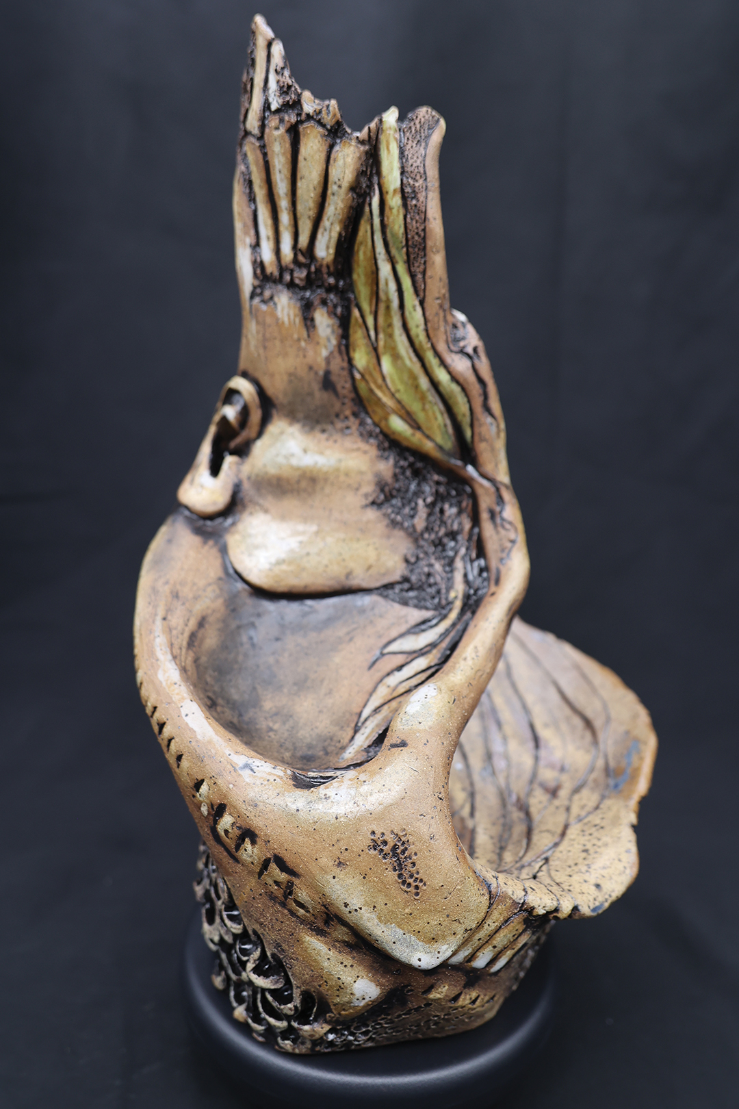 Melissa Wilcox’s untitled stoneware sculptures