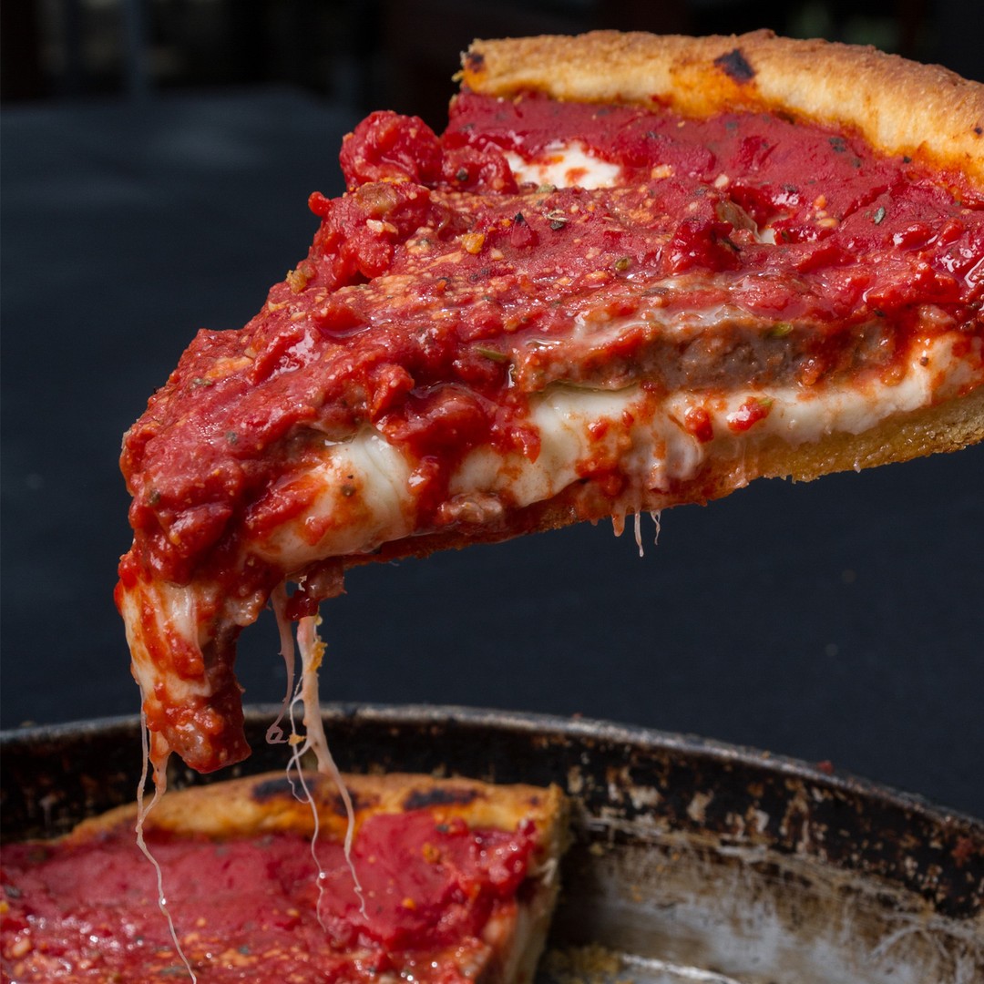 Pizzeria Pezzo is well-known for its deep-dish 'za.
