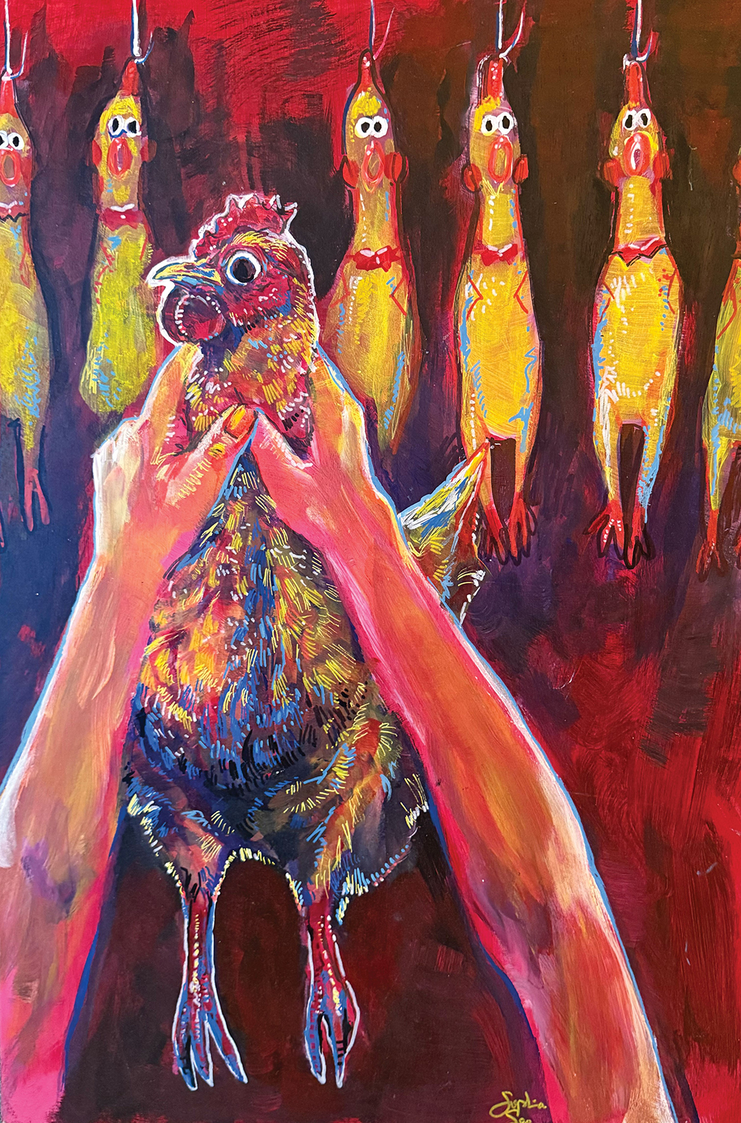 East Ridge High School’s Sophia Soo’s AP Art and Design 2D Portfolio earned a perfect score. She is the first student in South Washington County Schools to do so.