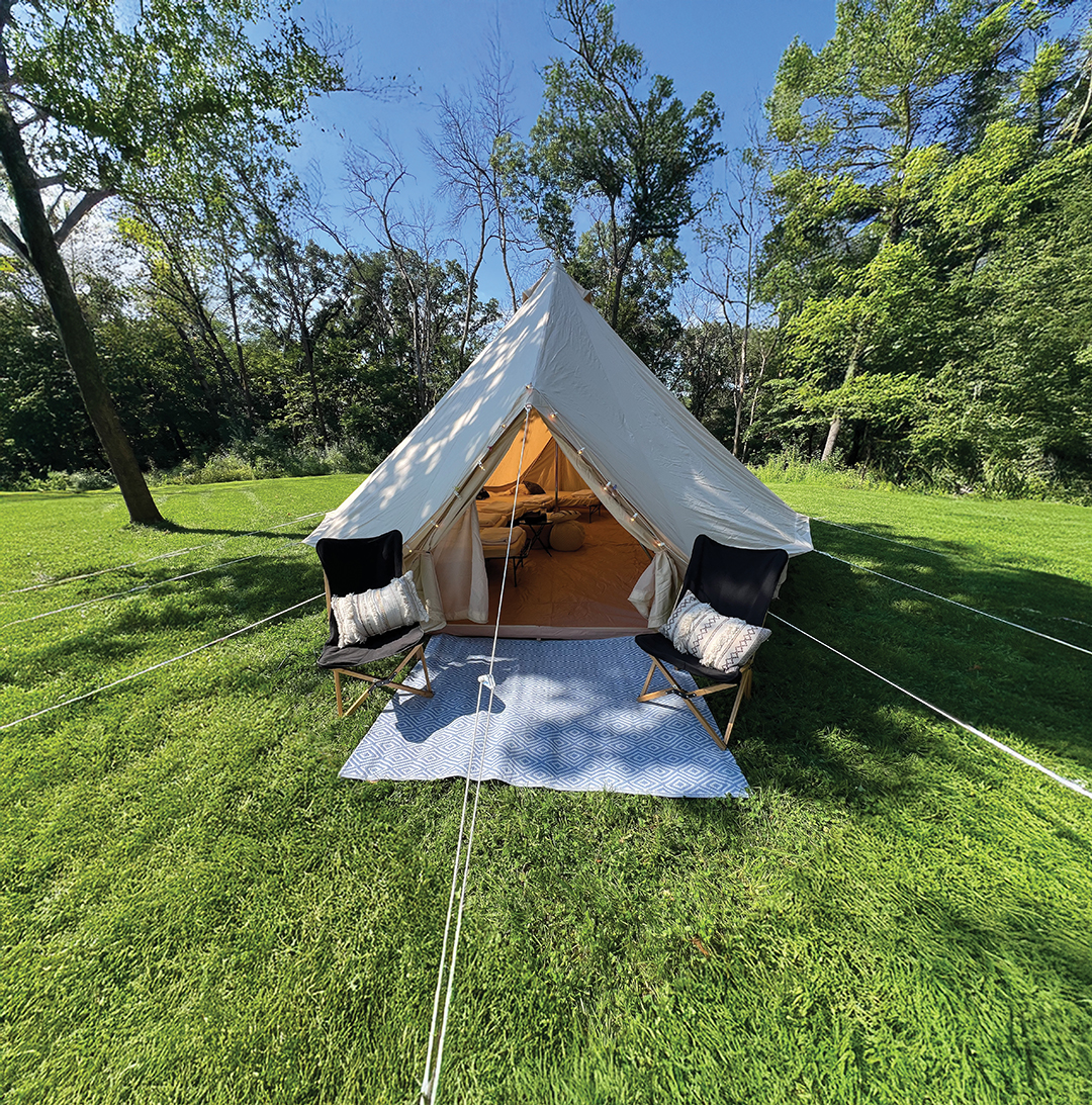 Backyard Canvas brings glamping to backyards, campgrounds and more.