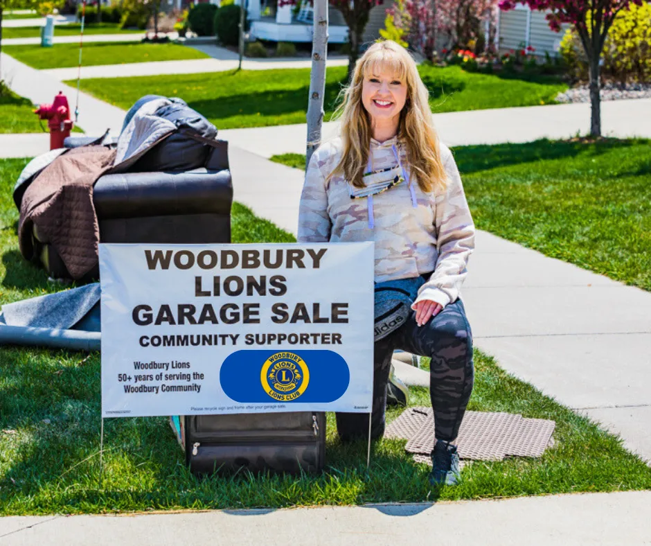 Woodbury Lions Club Garage Sale web banner