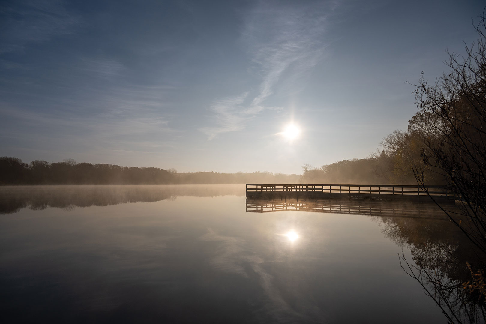 It’s a safe guess that many Woodbury residents can find a photo of Powers Lake in their camera roll—I know I can! Kent Nye captured it in his photo, Powers Lake Morning Solitude. 