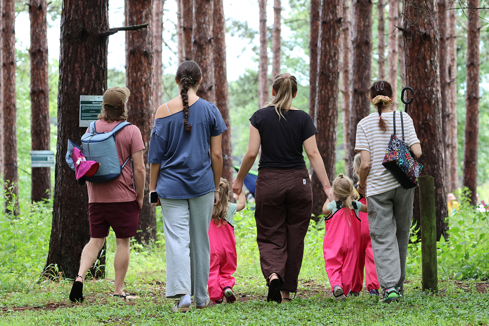 Visitors experience nature while enjoying performances throughout the weekend