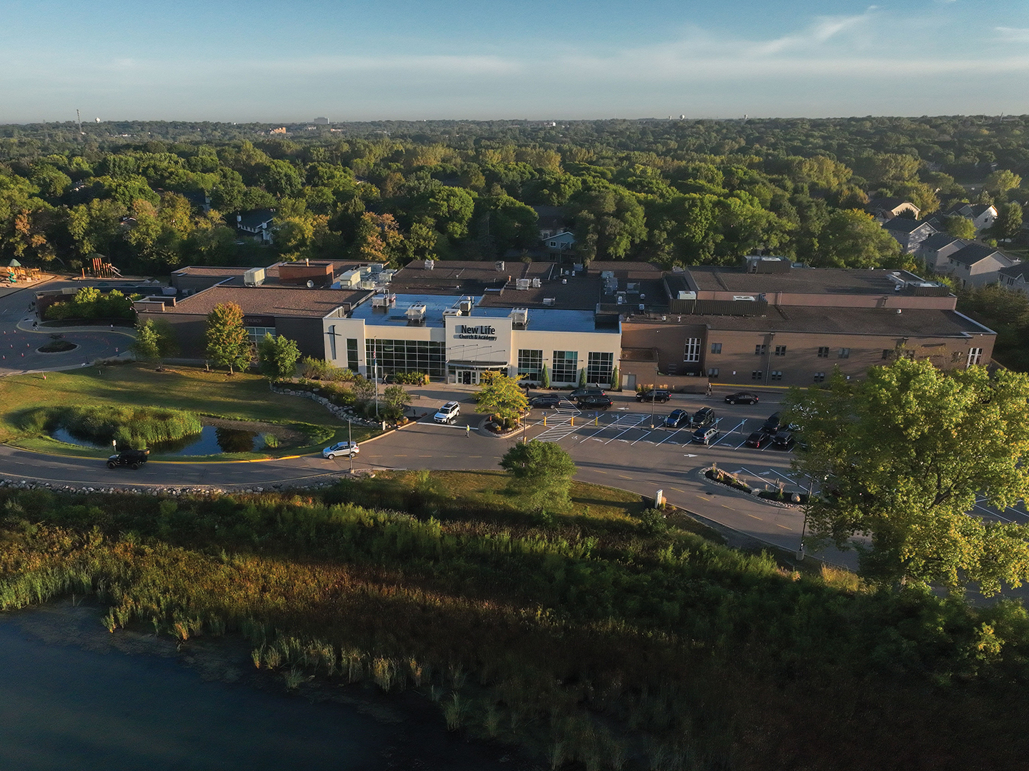 New Life Academy has plans to expand upon its current building, including purchasing 30 additional acres and building a sports facility.