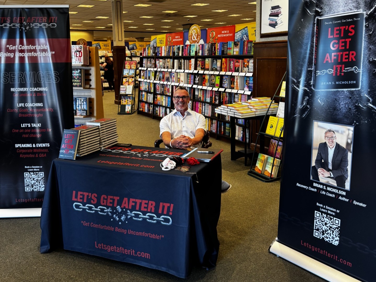 Brian Nicholson's book tour will stop by the Woodbury Barnes & Noble from 1–4 p.m. on September 19.
