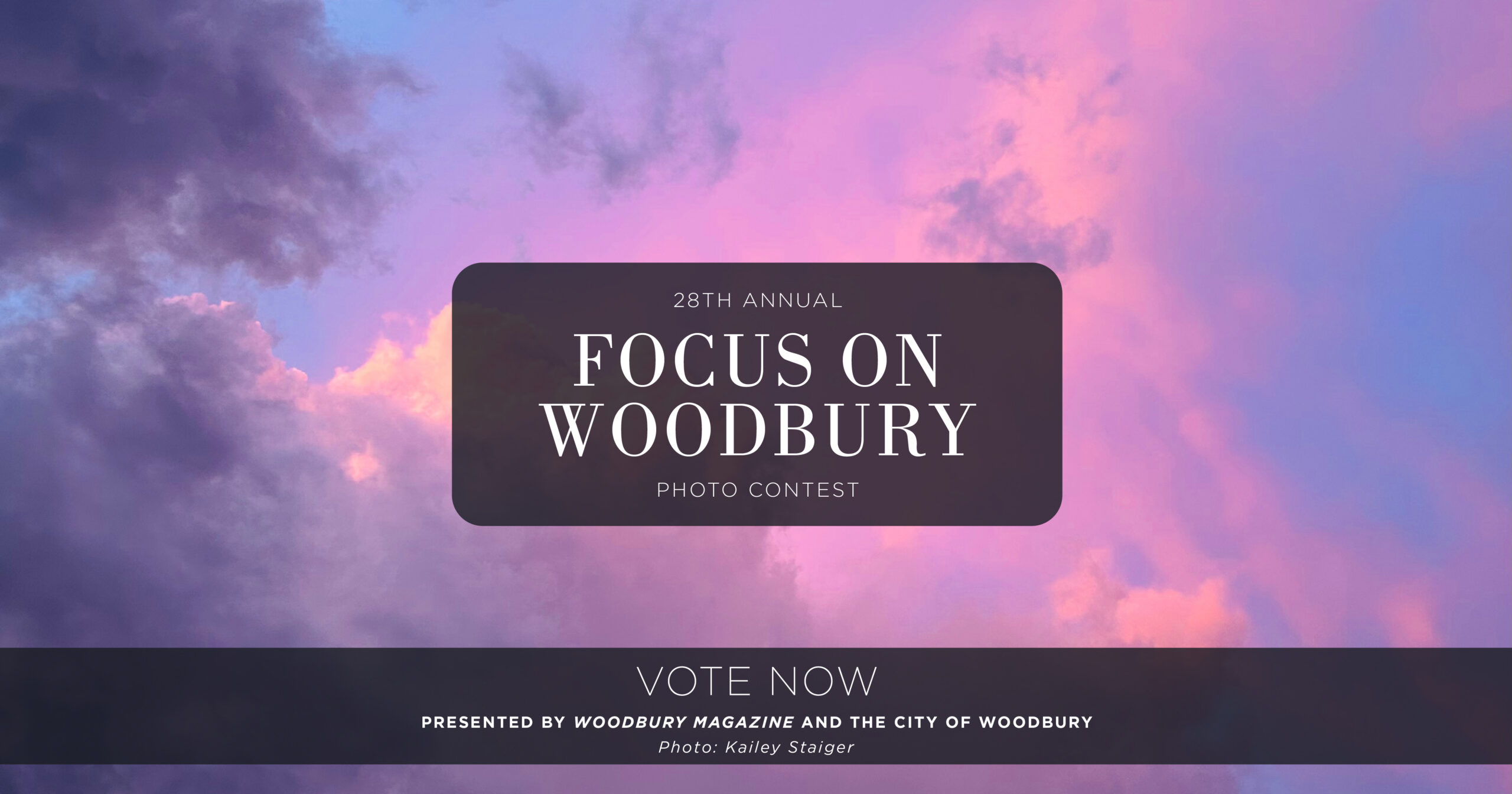 Focus on Woodbury photo contest readers' choice voting web banner