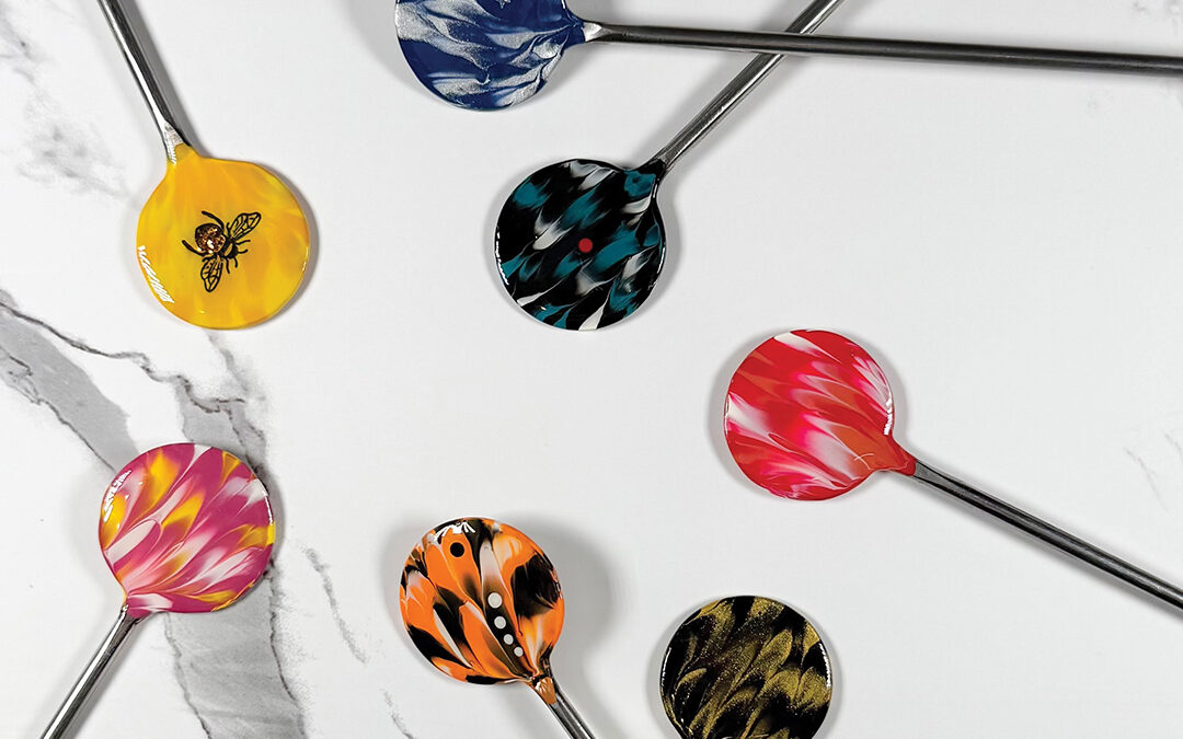 Madison Marti Designs Creates Colorful Bar Accessories