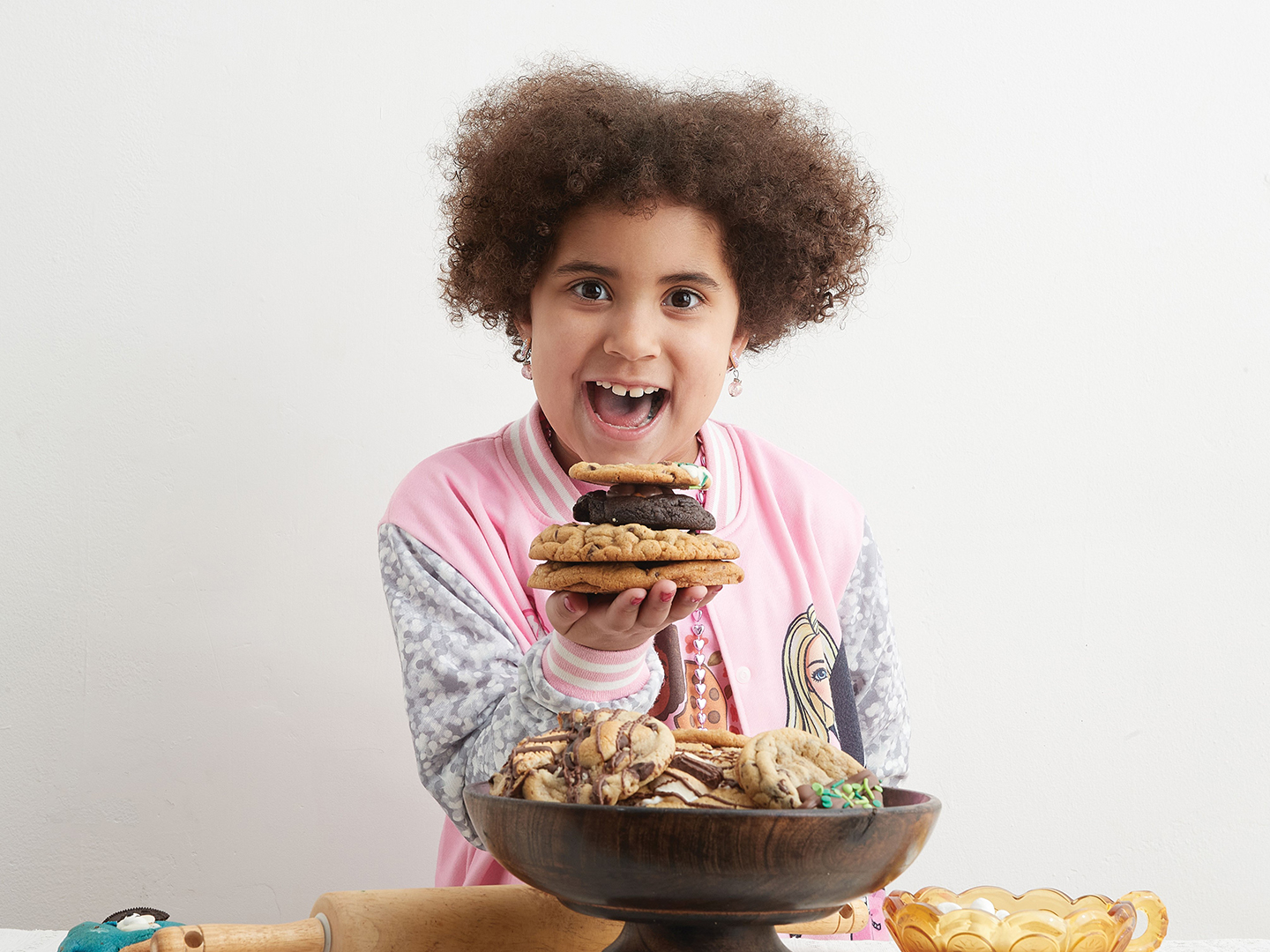Seven-year-old Acacia Daniels is the face behind Dough-Licious Cookies, which offers jumbo, gourmet-style cookies in a variety of flavors.