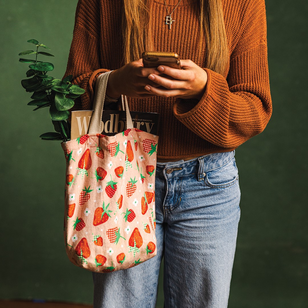 This tote bag created by Bella Shields is as sweet as it is practical.