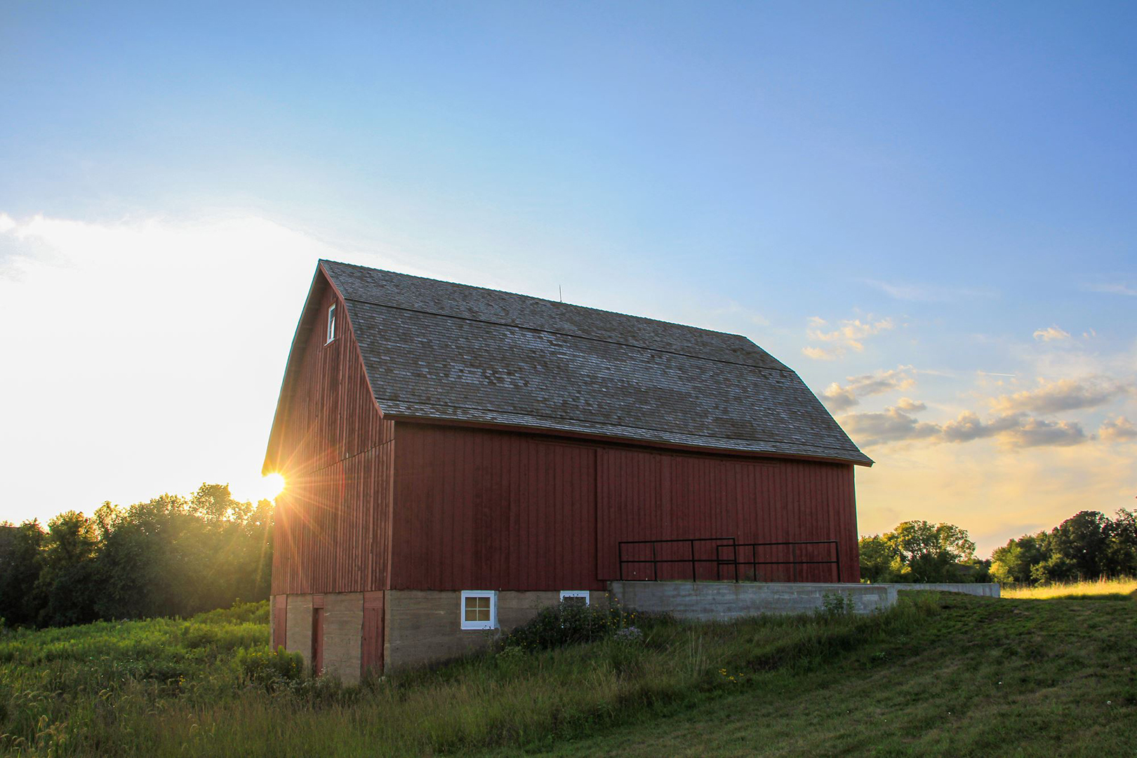 Golden Hour at the Miller Barn