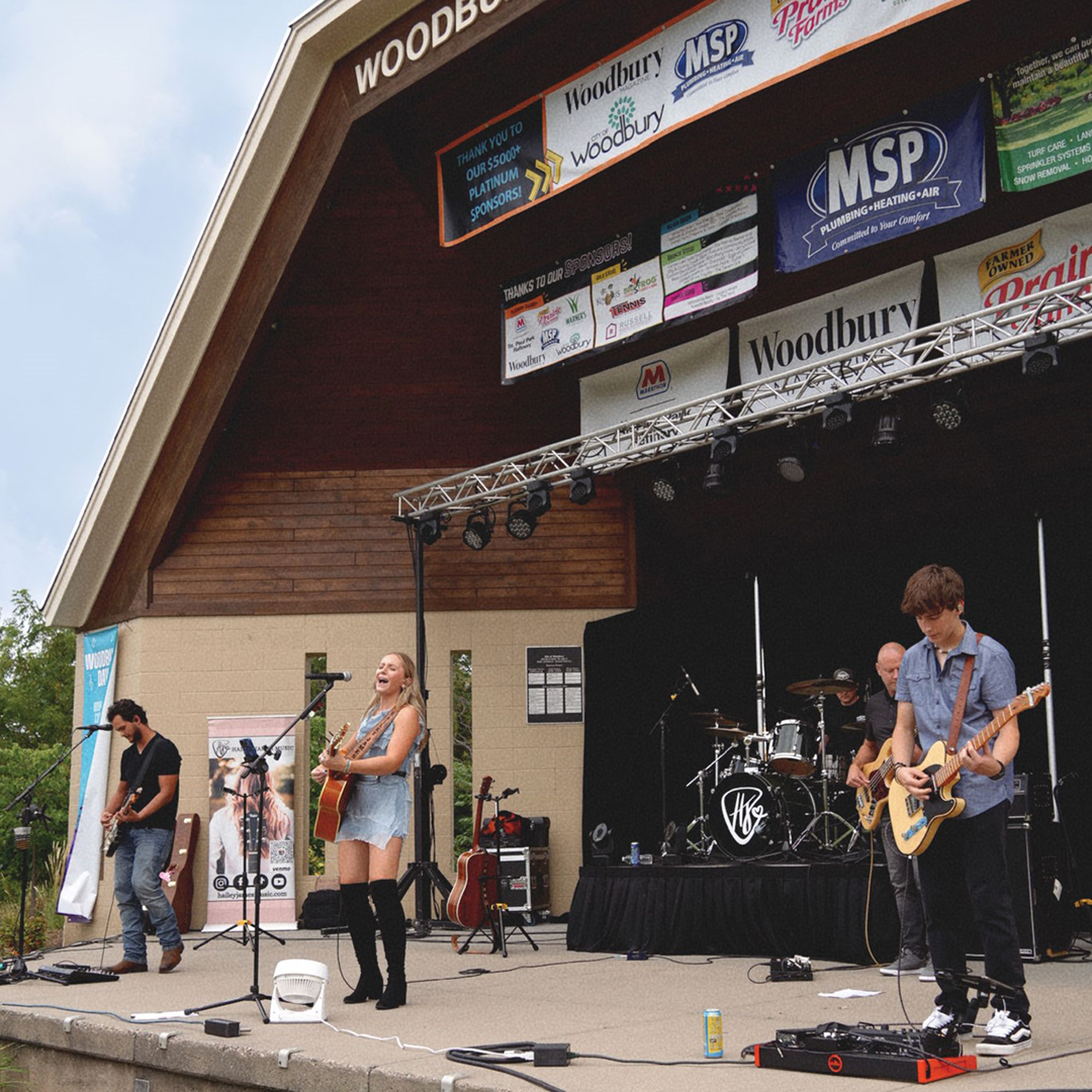 The Woodbury Days crowd was treated to a Hailey James performance on August 22, 2025.