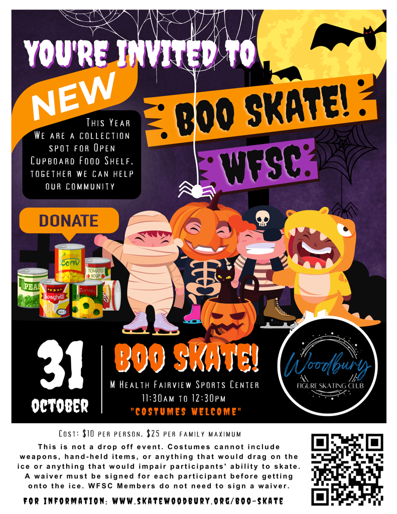 WFSC Boo Skate 2026 event poster